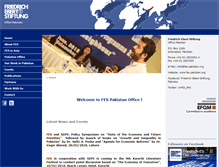 Tablet Screenshot of fes-pakistan.org